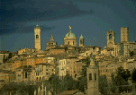 Bergamo, profilo della citt alta